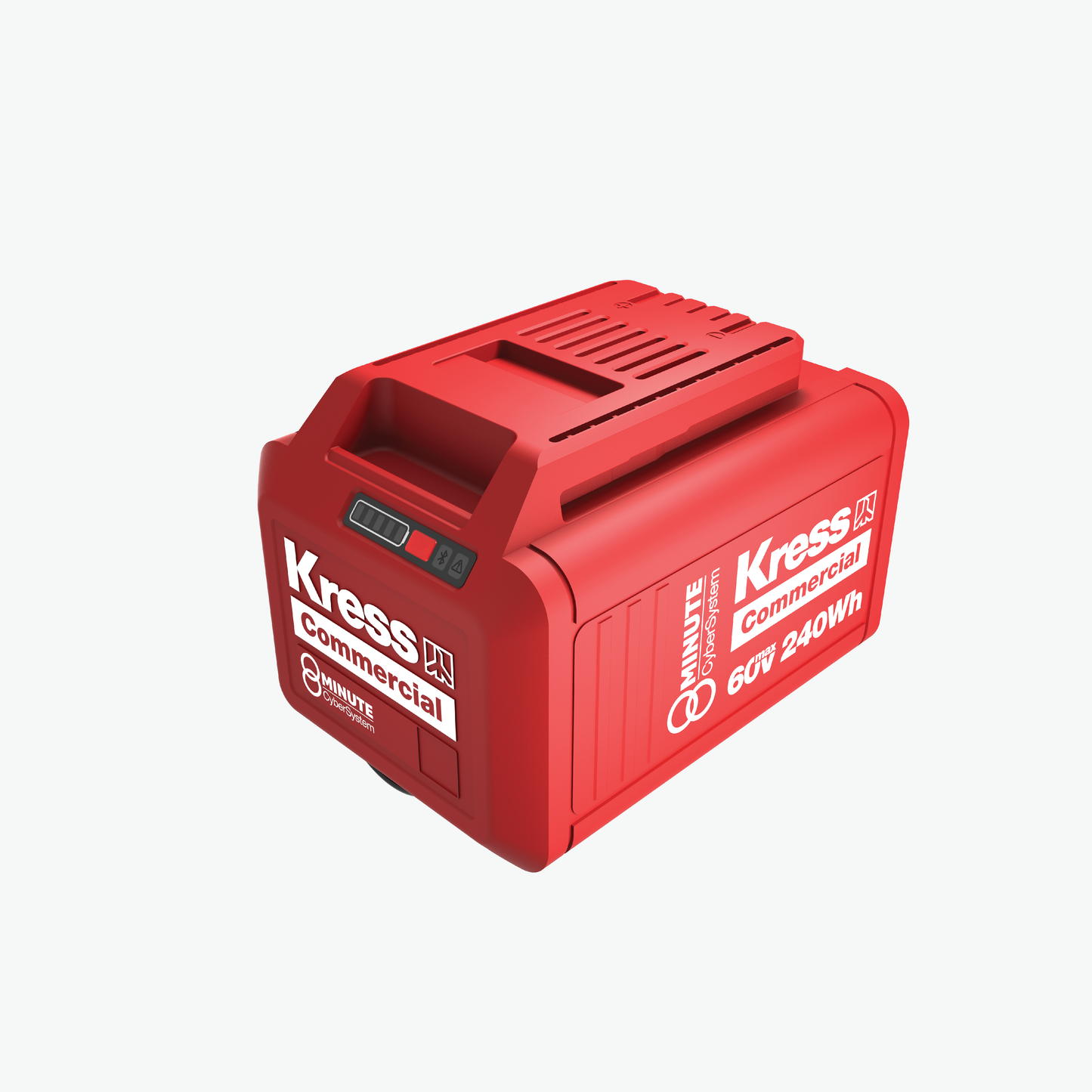 Kress 60V CyberPack 4Ah/240Wh 8-minute Charge Battery left side top view