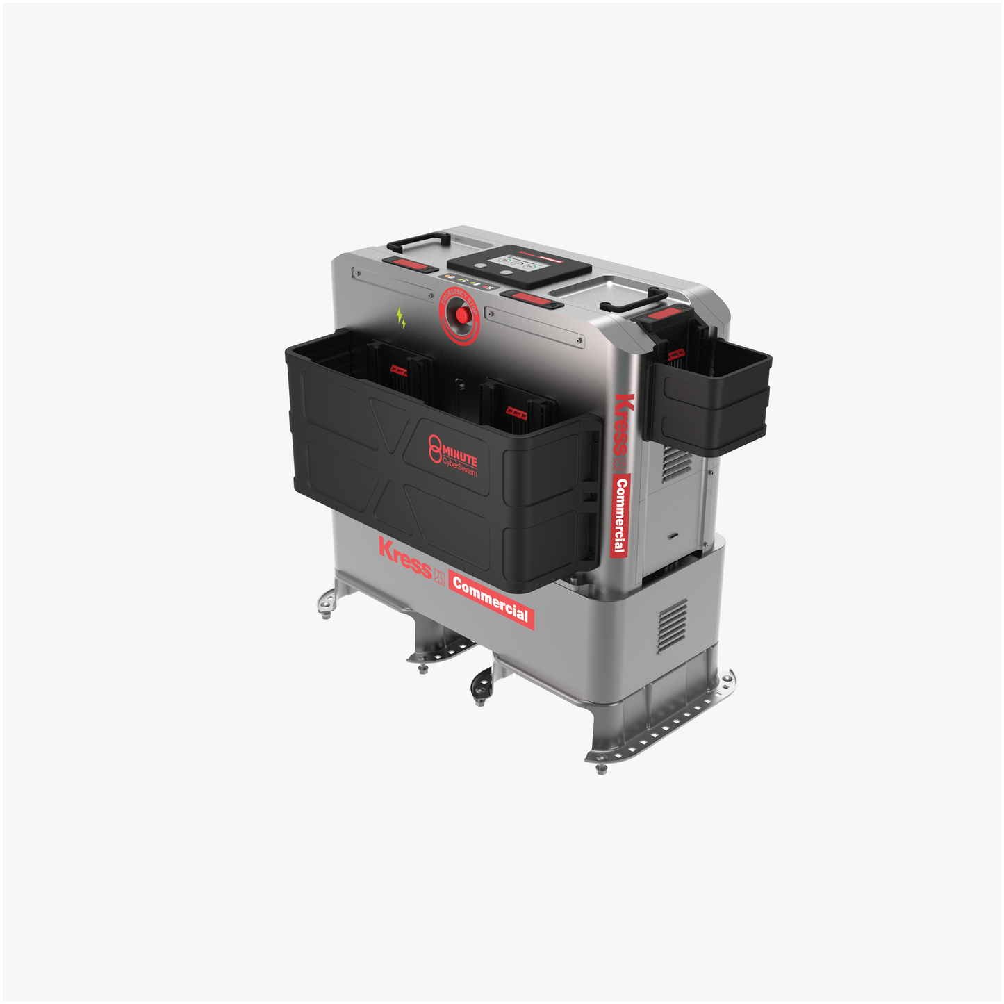 Kress 7.2kWh CyberTank Portable Power Station side view without batteries