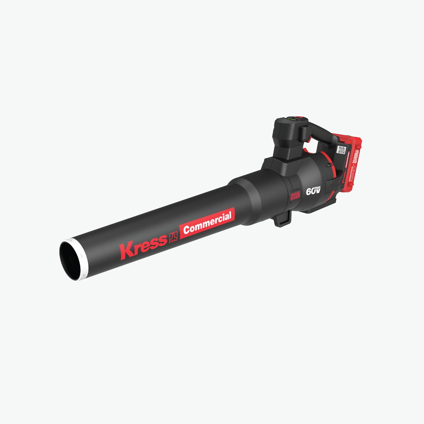 Kress Commercial 60V 22N Cordless Handheld Blower - 575 CFM front right sided view