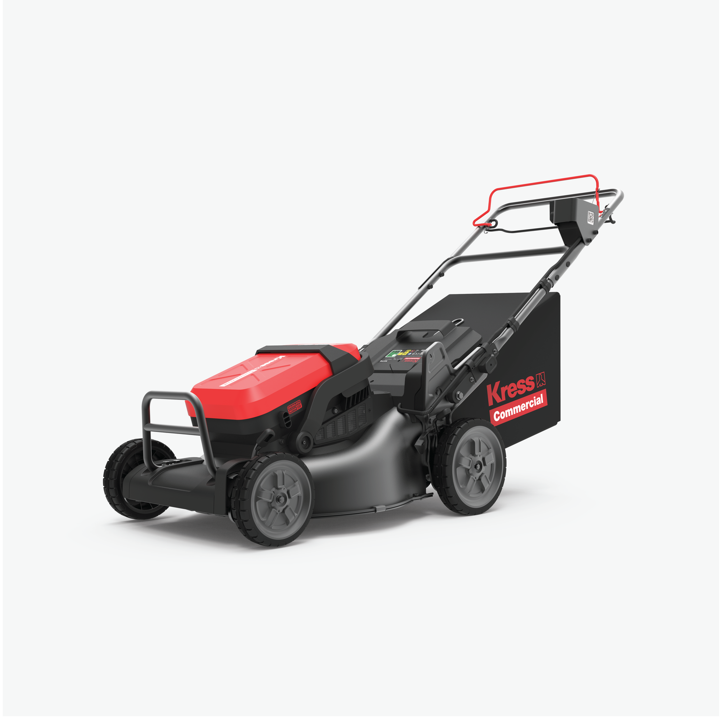 Kress Commercial 60V 21" Self-Propelled Mower left side view
