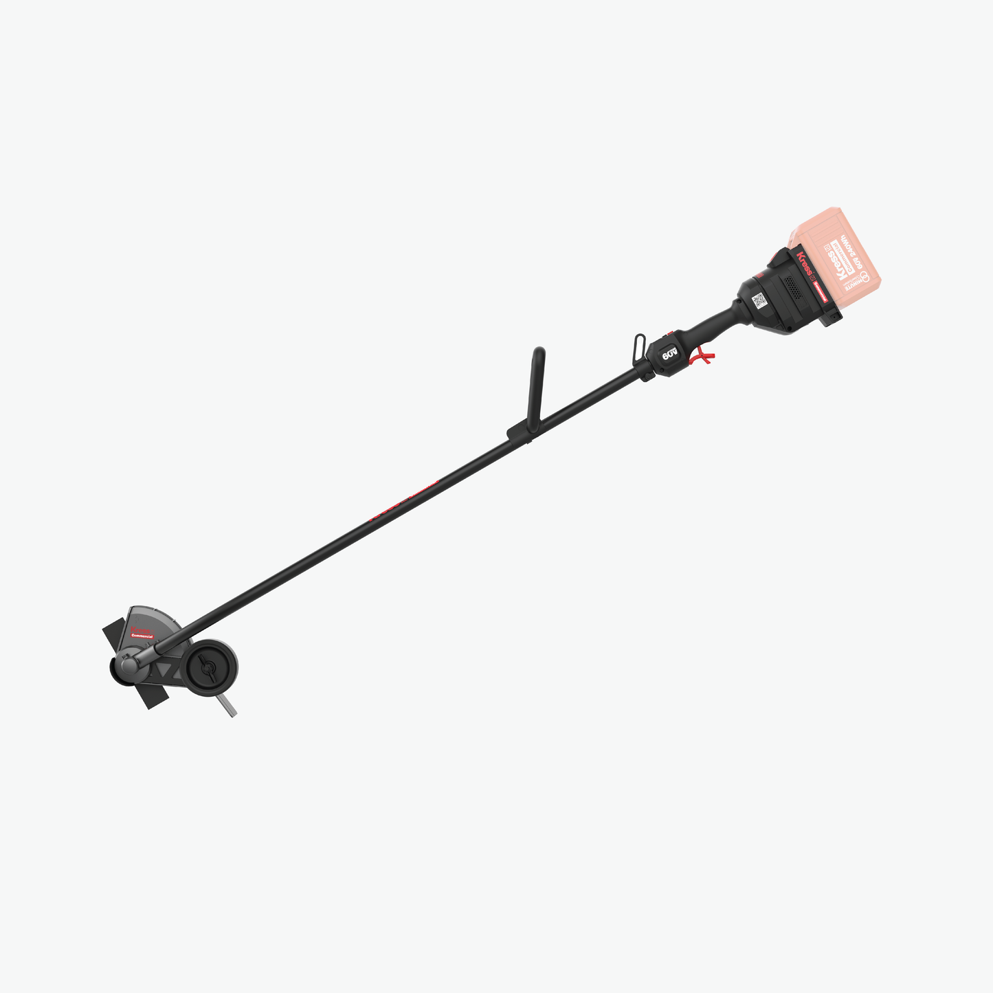 Kress Commercial 60V 8" Lawn Edger (Curved Shaft) left view
