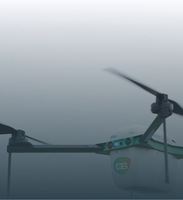 GreenSight Drone in the right bottom corner