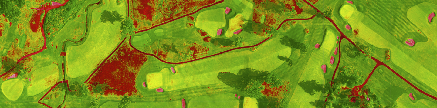 NDVI Imagery of golf course