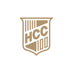 Logo of HCC on a white background