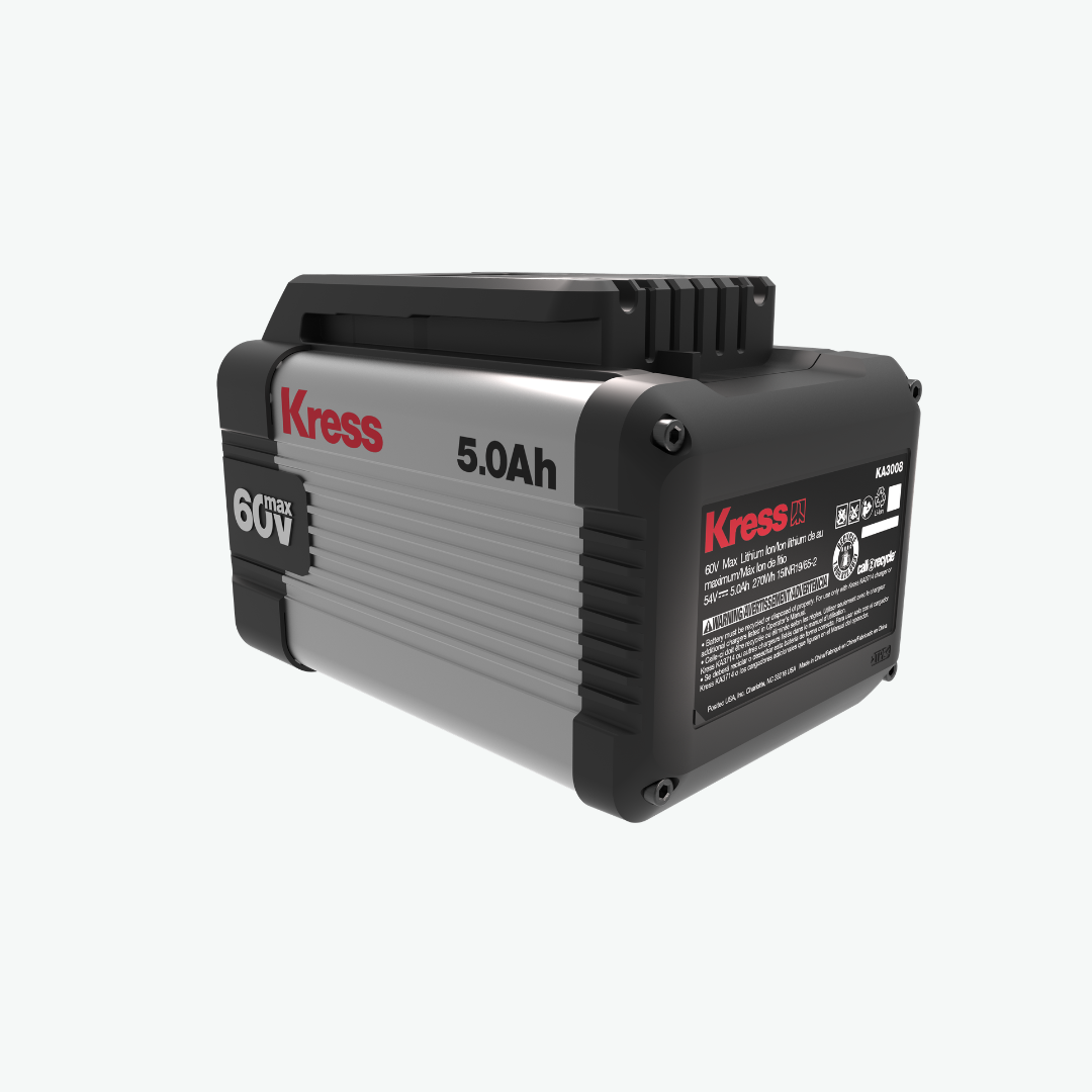 Kress 60V 5Ah Battery diagonal view