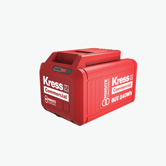 Kress 60V CyberPack 4Ah/240Wh 8-minute Charge Battery left side view