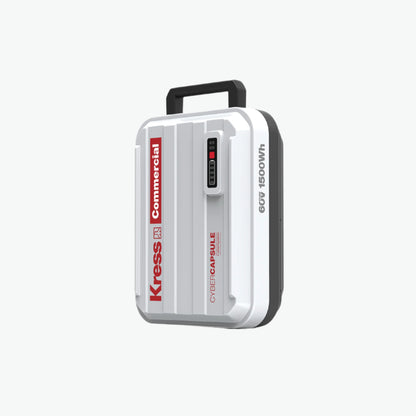 Kress 60V CyberCapsule 25Ah/1.5kWh Battery right side view with handle