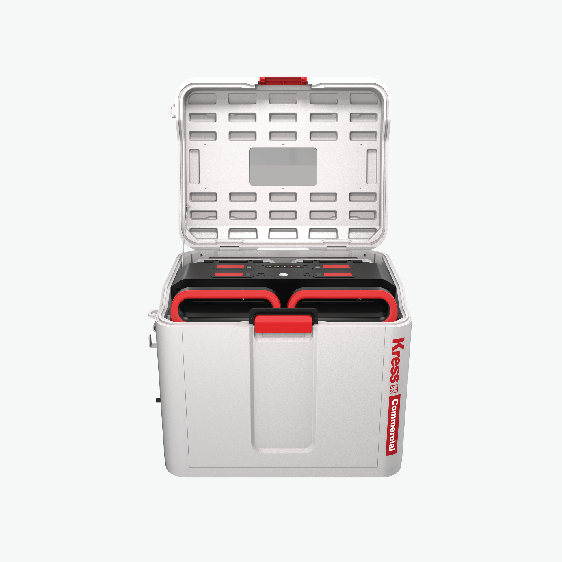 Kress Commercial 4-Port Extended Charging Case with KAC810 inside