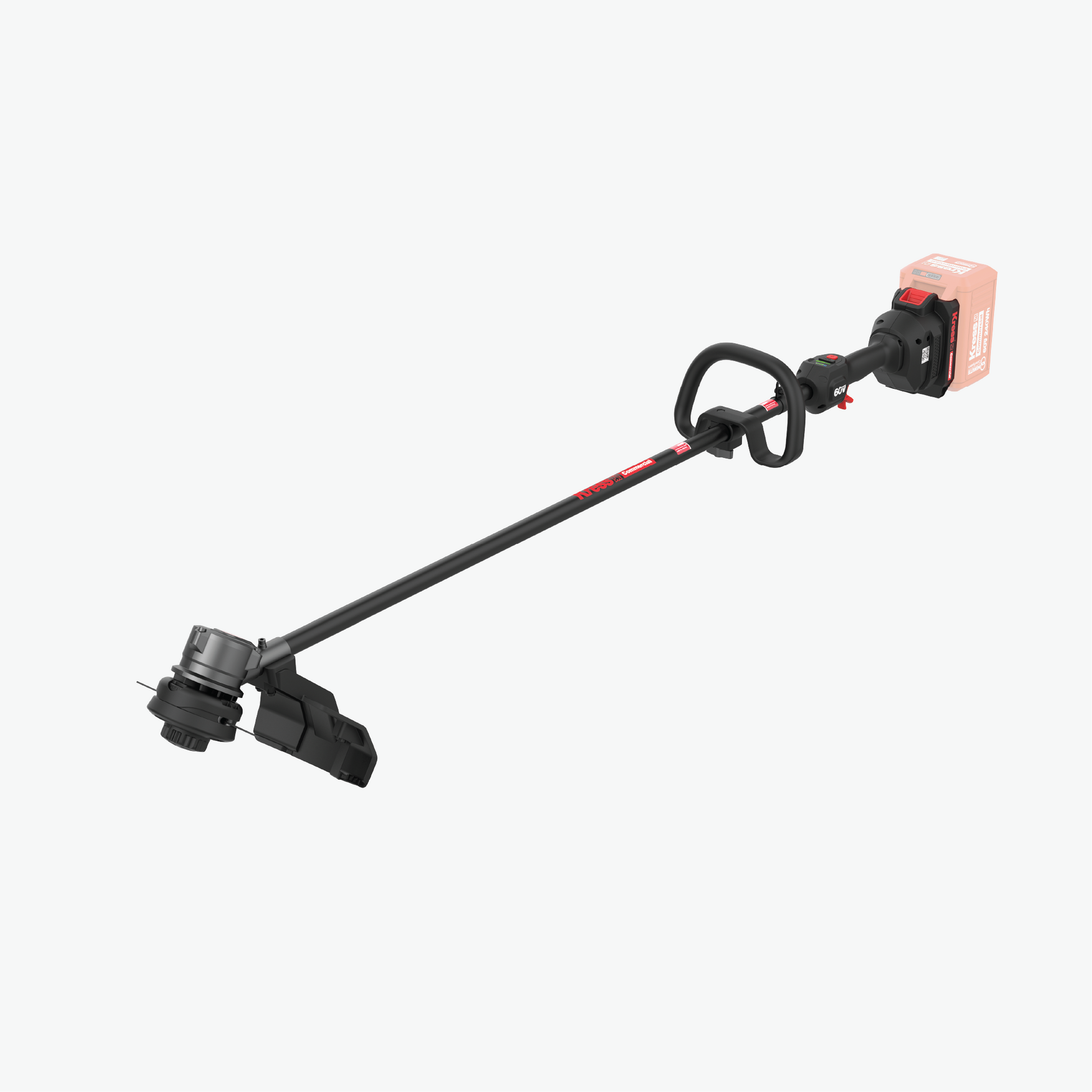 Kress Commercial 60V 16.5'' Front Motor Line Trimmer left side view