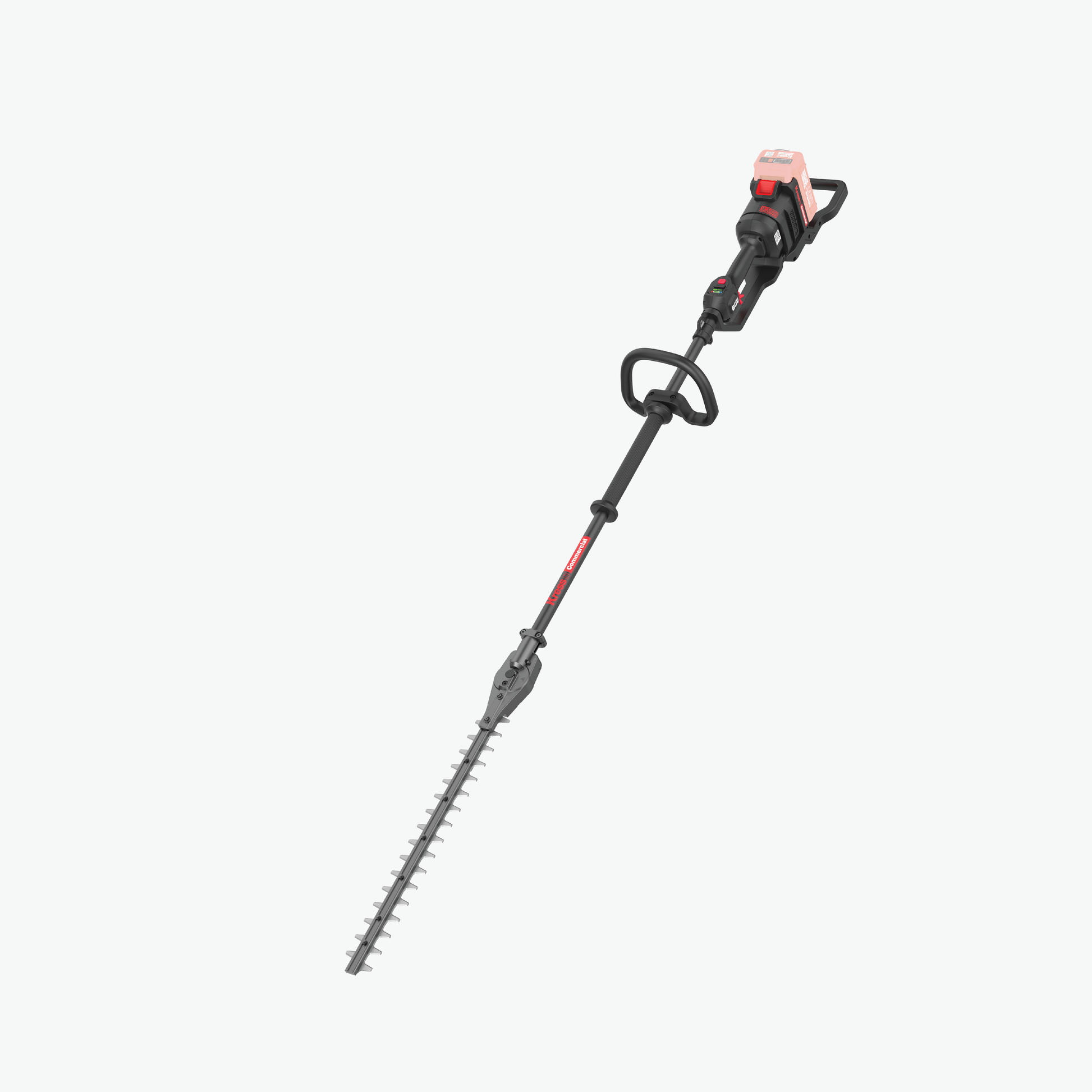 Kress Commercial 60V 22" Short Shaft Fixed (0°) Pole Hedge Trimmer front view