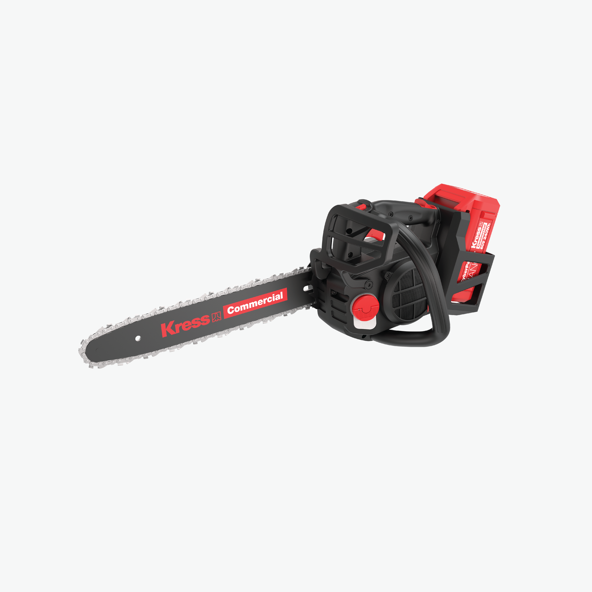 Kress Commercial 60V 14" Top Handle Chainsaw left side view