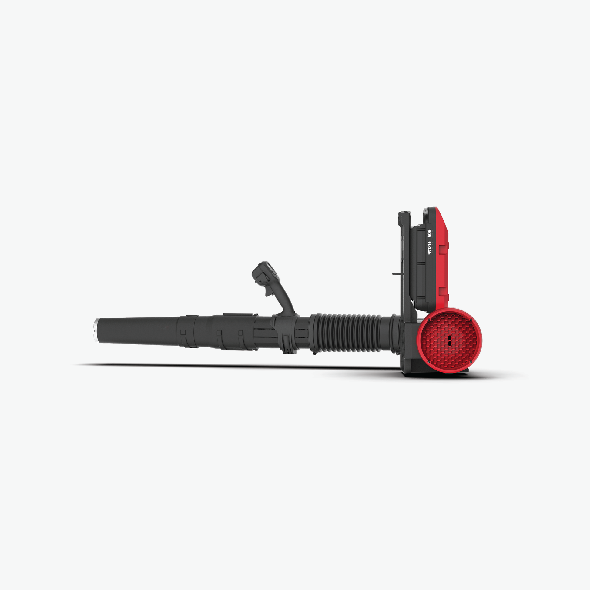 Kress Commercial 60V 35N Cordless Backpack Blower - 900 CFM left side view