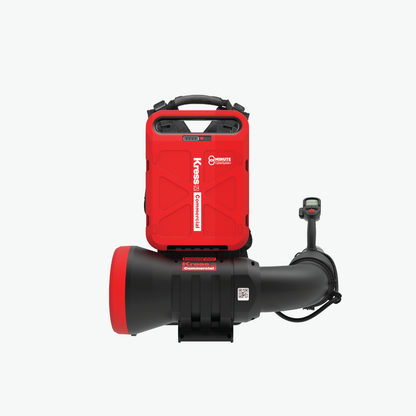 Kress Commercial 60V 35N Cordless Backpack Blower - 900 CFM back view