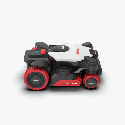 Kress zero-turn lawn mower on a white background