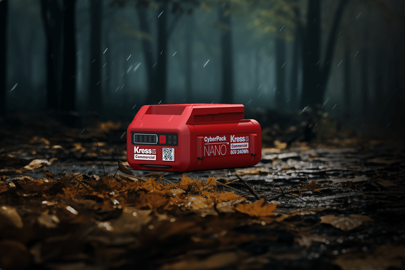 Kress CyberSystem Battery under the rain