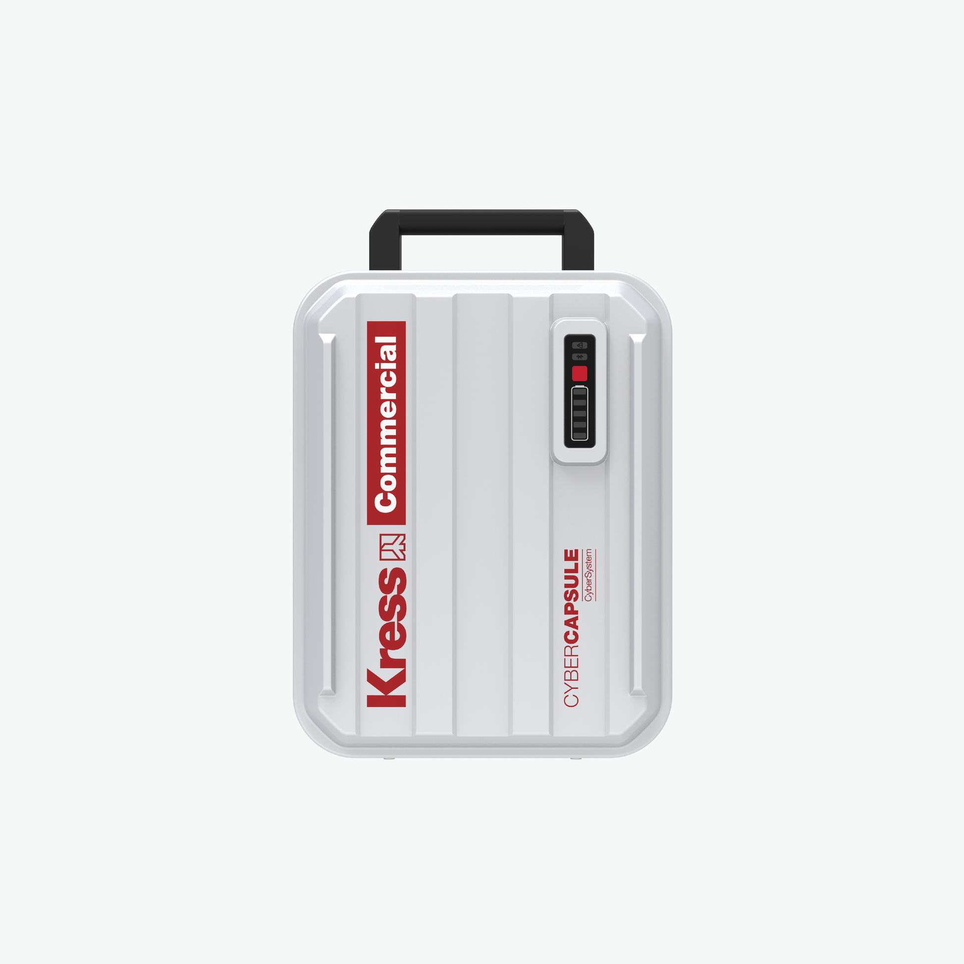 Kress 60V CyberCapsule 25Ah/1.5kWh Battery front view with handle